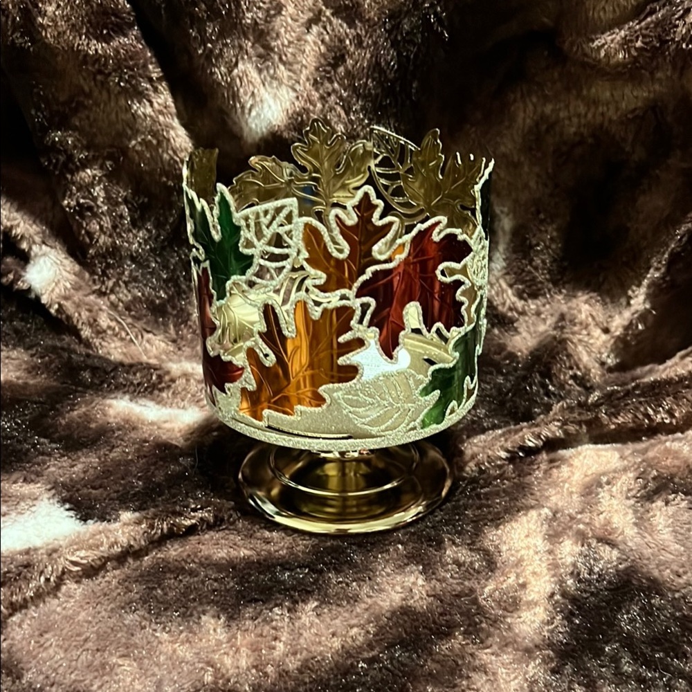 Autumn Leaf Candle Holder